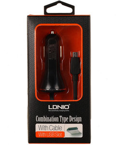 LDNIO USB Autolader Combination Type Design voor Huawei Honor 7i